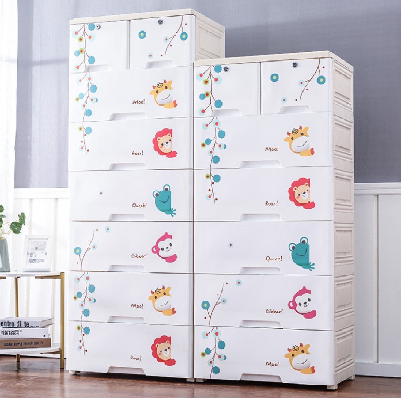 Plastic Storage Cabinets Baby Wardrobe | Baby Plastic Storage Cabinet Drawer - Large - Aliexpress