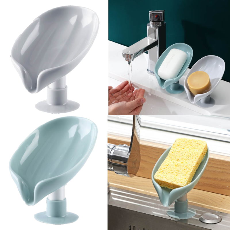 Leaf Shape Soap Dish Bathroom | Leaf Soap Holder V Shape | Soap Tray Bathrooms - Leaf - Aliexpress